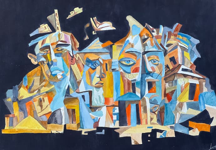 Homes and faces 1